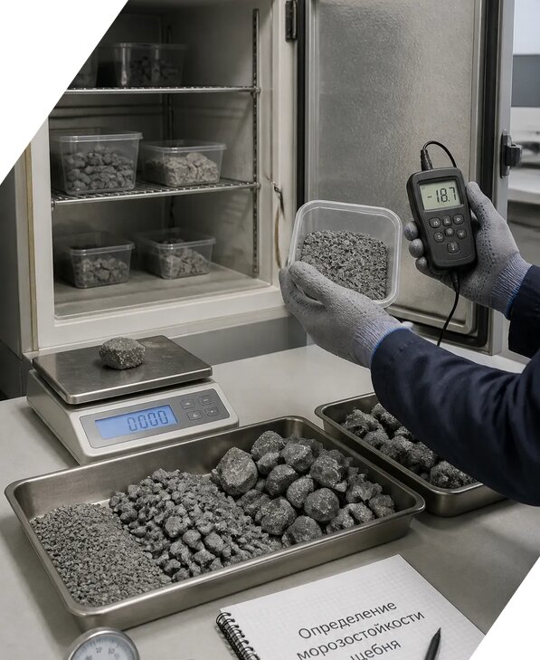 Определение морозостойкости щебня в Новошахтинске от 3646 р. | ЭкспертизаРоссия