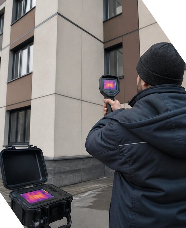Тепловизионное обследование зданий и сооружений в Новошахтинске